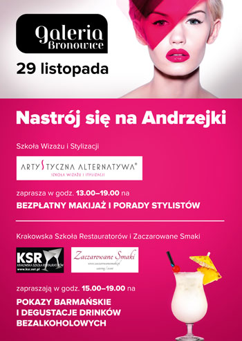 Prepare yourself for St. Andrew’s Eve Party at Galeria Bronowice