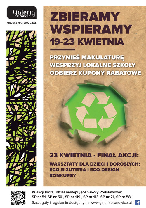 Great waste paper collection at Galeria Bronowice