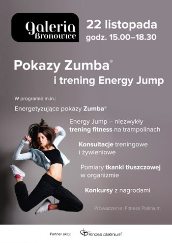 Zumba show and energy jump training session